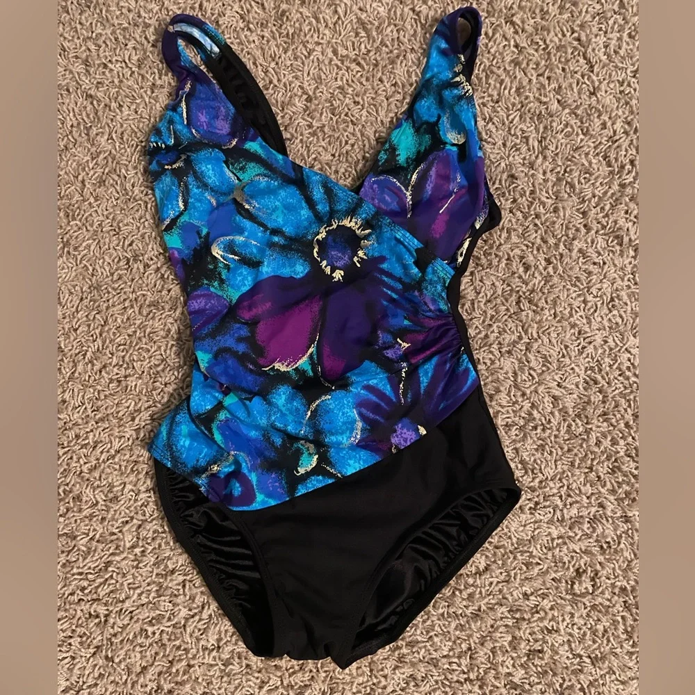 Vintage Longitude one piece wrap swimsuit - Picture 5 of 6